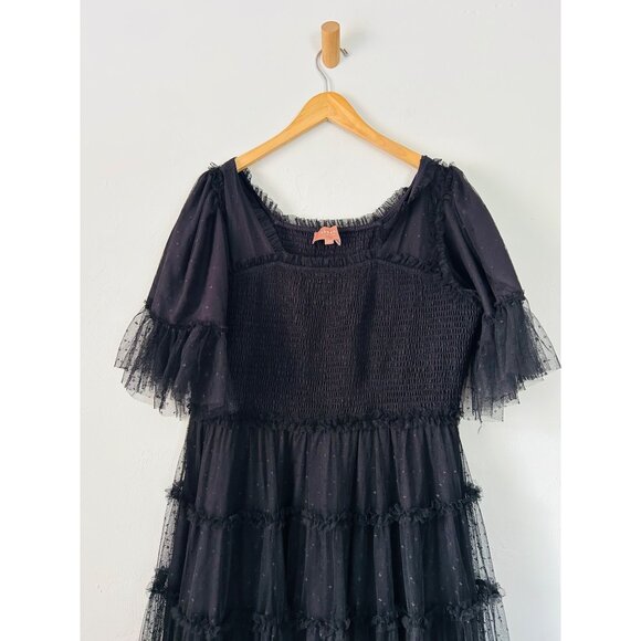 Jessakae Women's Sz 2X Black Senna Tulle Dress - Picture 3 of 14
